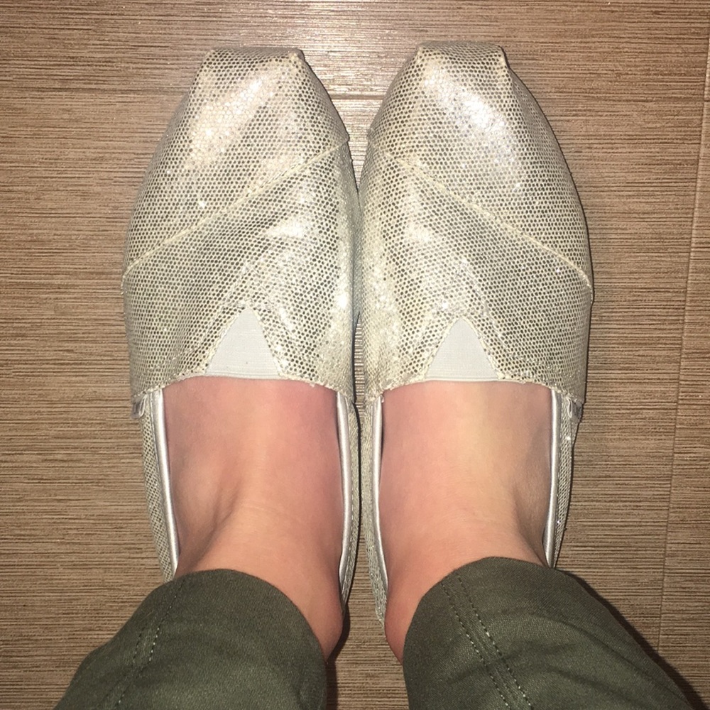 TOMS Glitter Classic Slip on